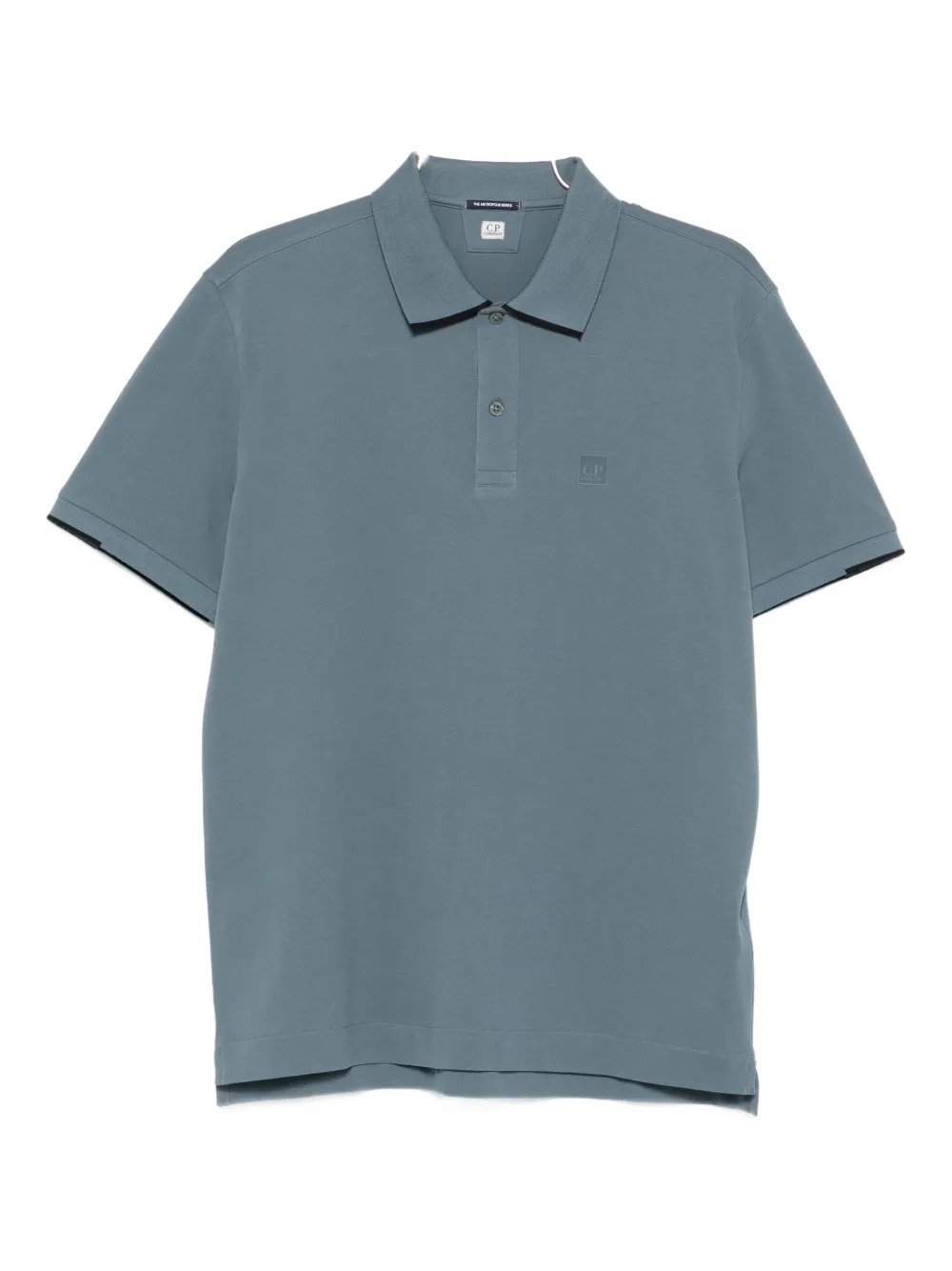 C.P. Company small-logo cotton polo shirt - Blu