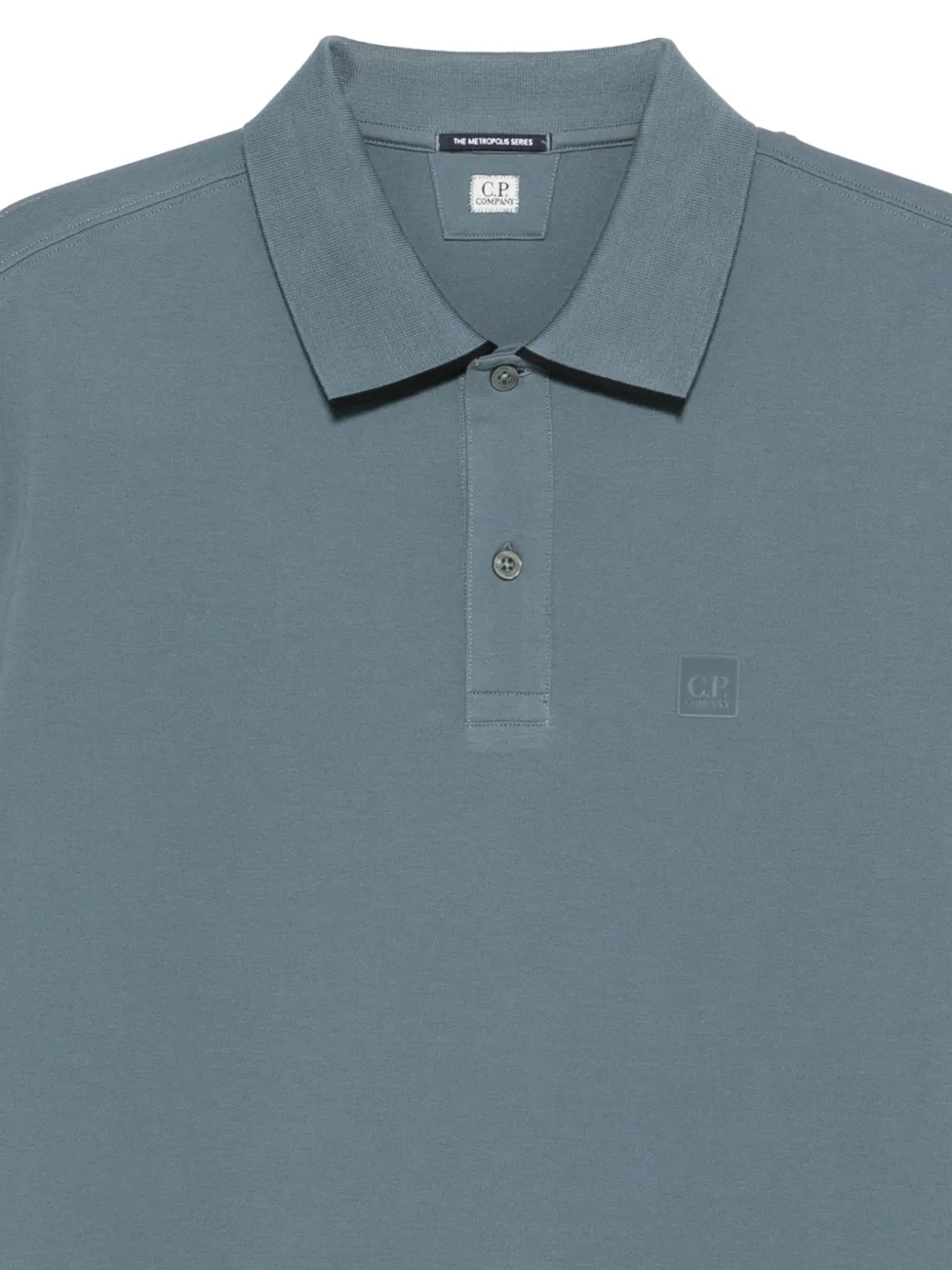 C.P. Company Katoenen poloshirt met logo Blauw