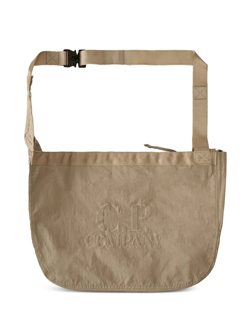 C.P. Company logo-embroidered shoulder bag | Grey | Image 1