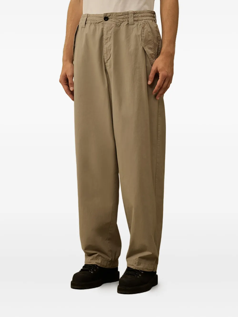 C.P. Company Broek met elastische zak aan de zijkant Grijs