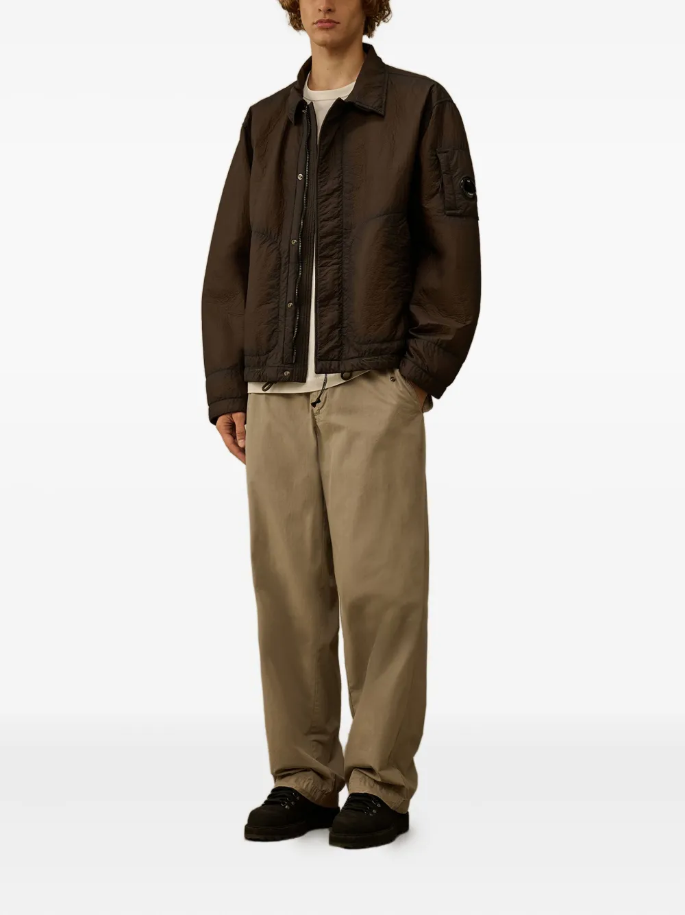 C.P. Company elasticated side-pocket trousers - Grijs