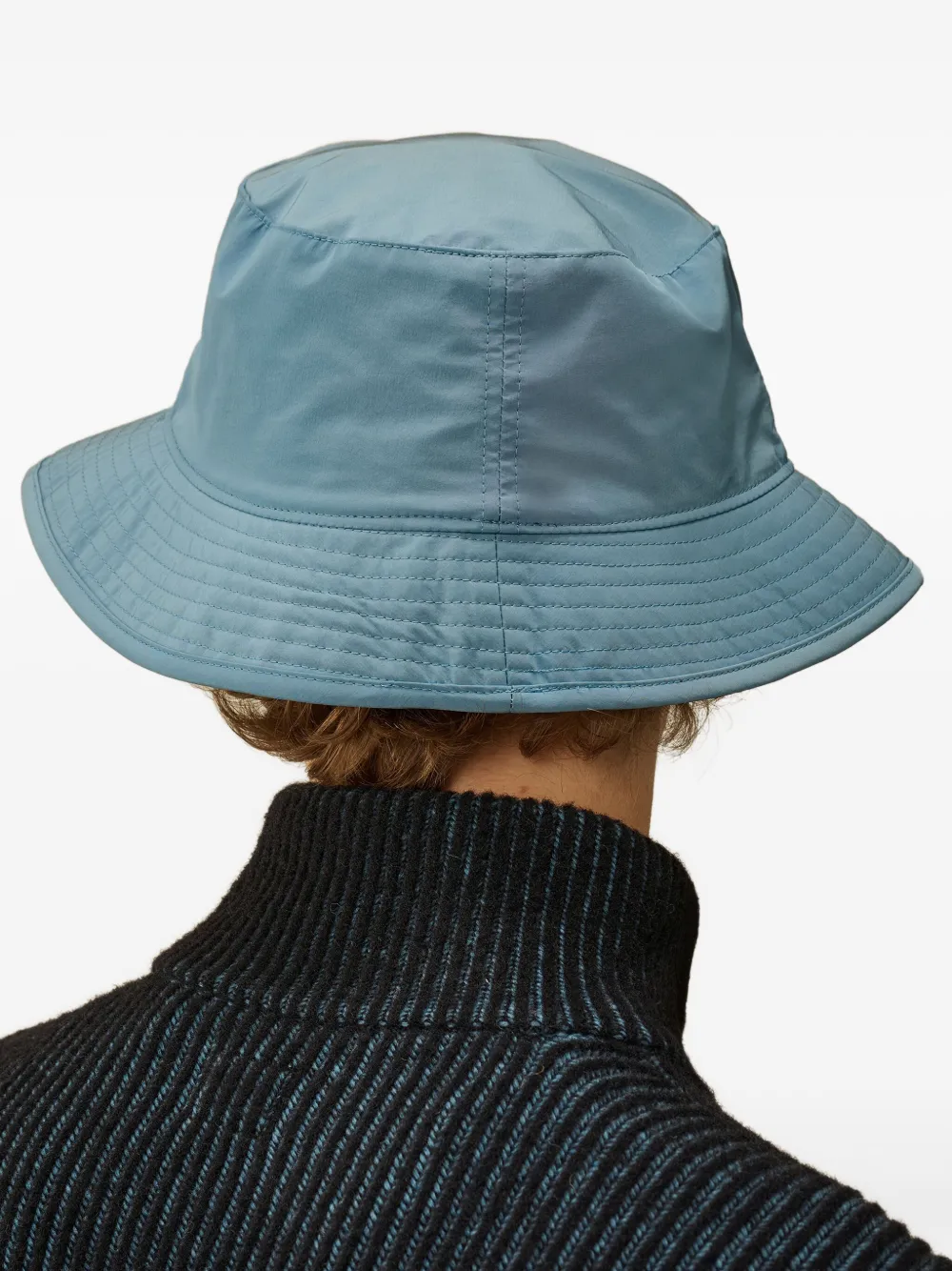 C.P. Company logo-patch bucket hat - Blauw