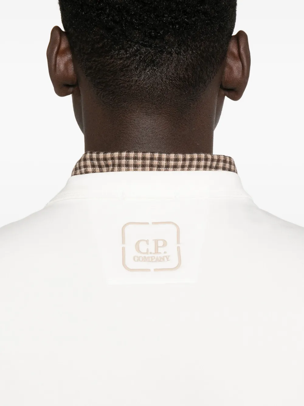 C.p. Company Graphic-print Cotton-blend Sweatshirt In White