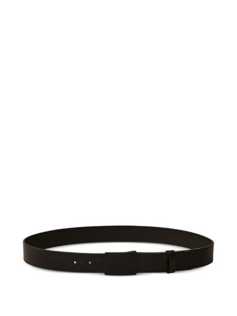 C.P. Company logo-embossed leather belt