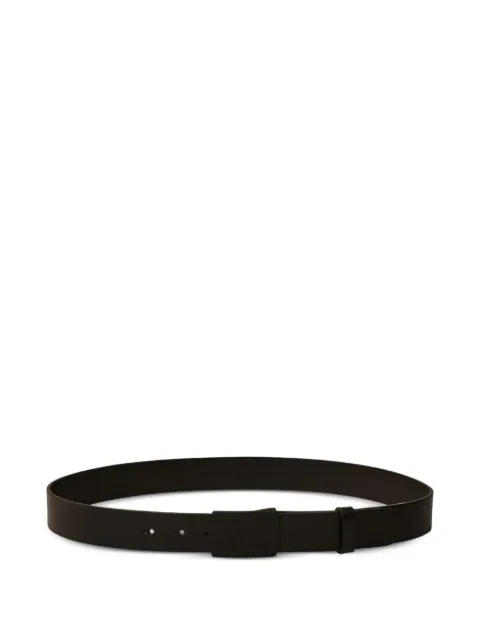 C.P. Company logo-embossed leather belt