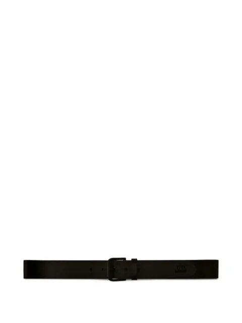 C.P. Company logo-embossed leather belt