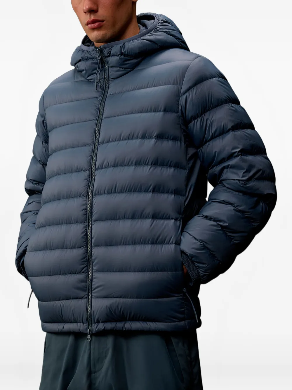 C.p. Company Hooded Button-fastening Raincoat In Multi