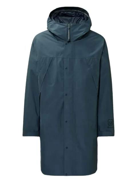 C.P. Company hooded button-fastening raincoat