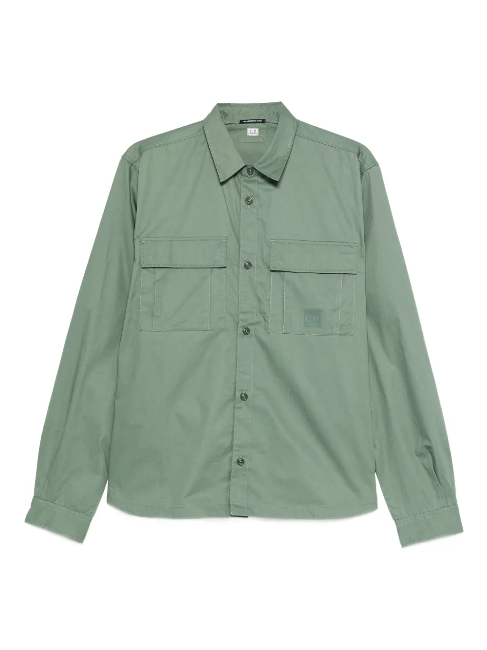 C.P. Company T-shirt met dubbele zak Groen
