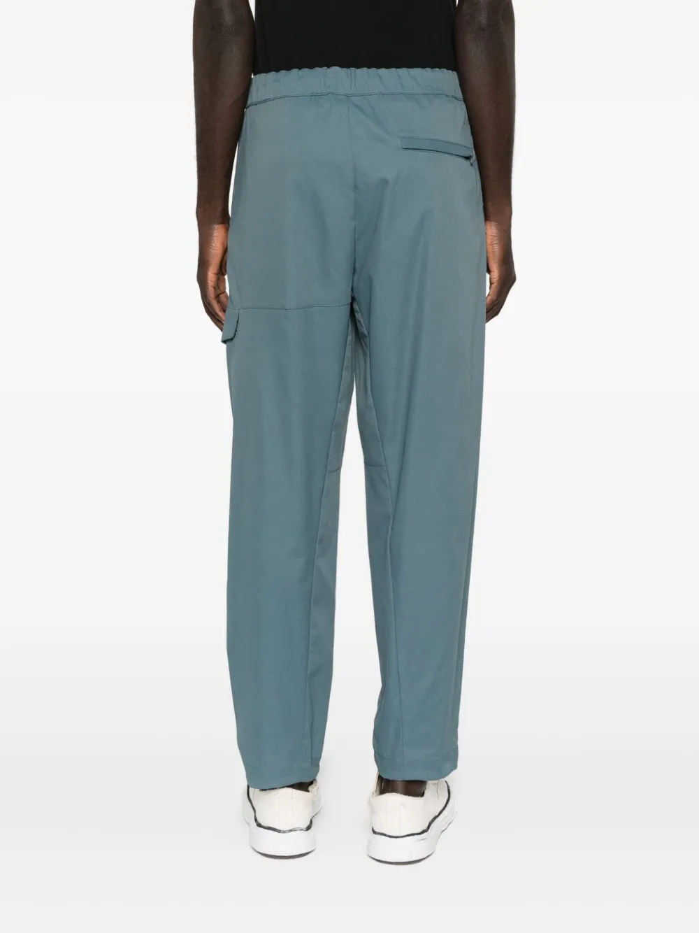 C.P. Company Cargo broek met elastische tailleband Blauw