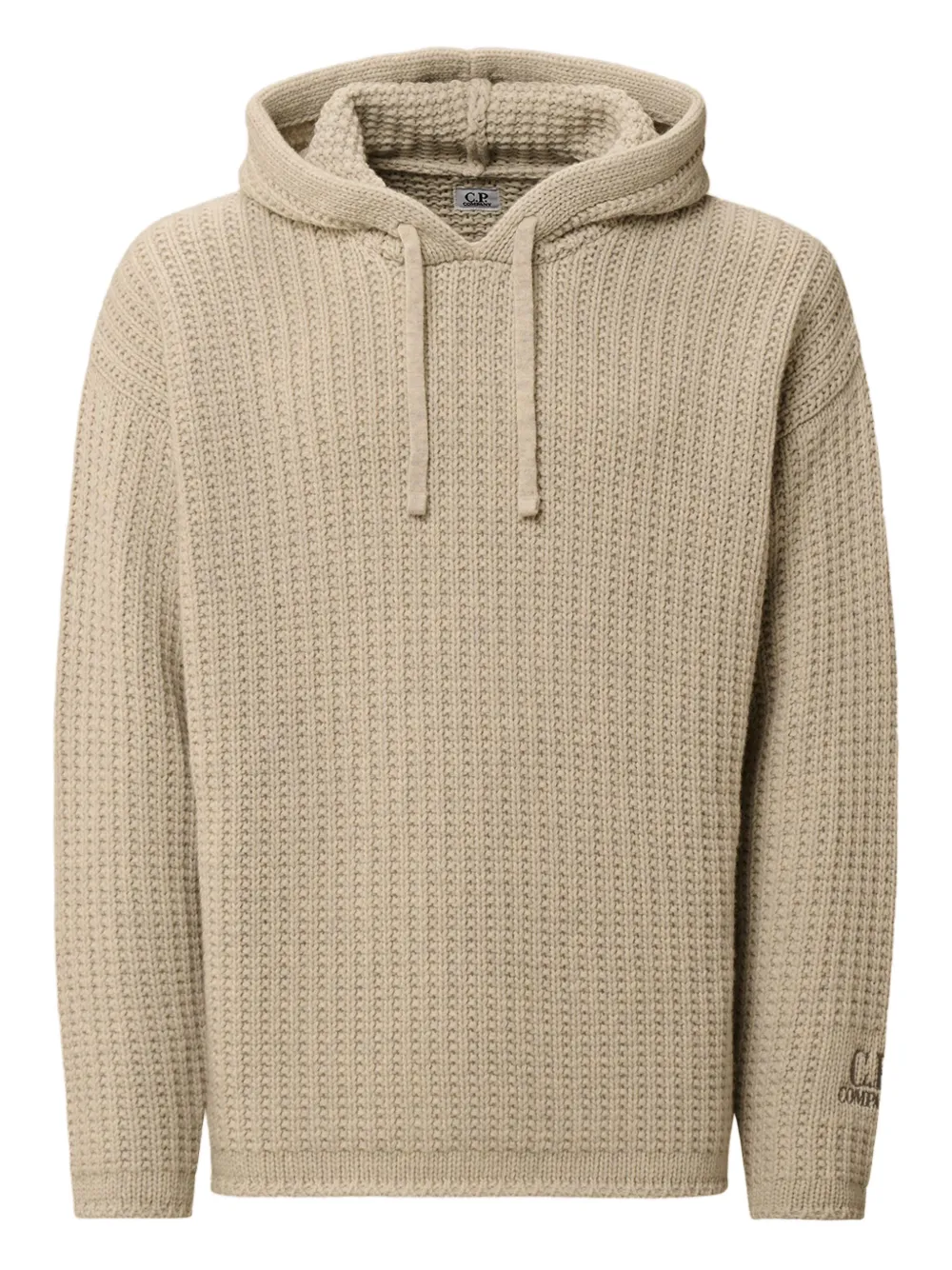 C.P. Company sudadera con capucha y logo bordado | neutro | Image 1