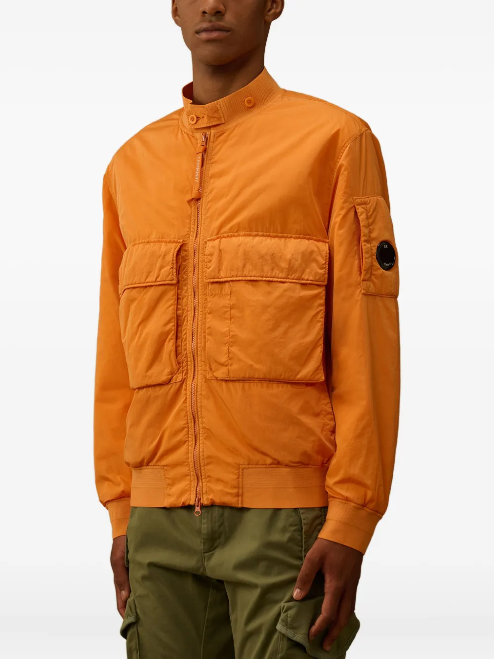 C.P. Company Jack met cargo zak Oranje
