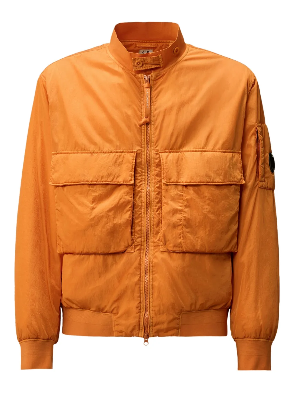 C.P. Company cargo-pocket zip-up jacket Oranje