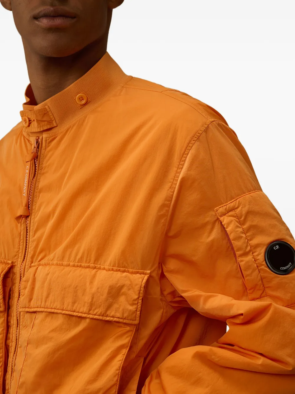 C.P. Company Jack met cargo zak Oranje