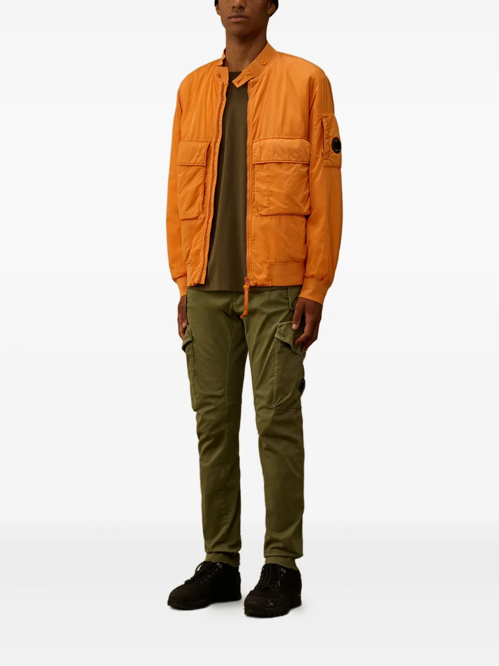 C.P. Company Jack met cargo zak Oranje