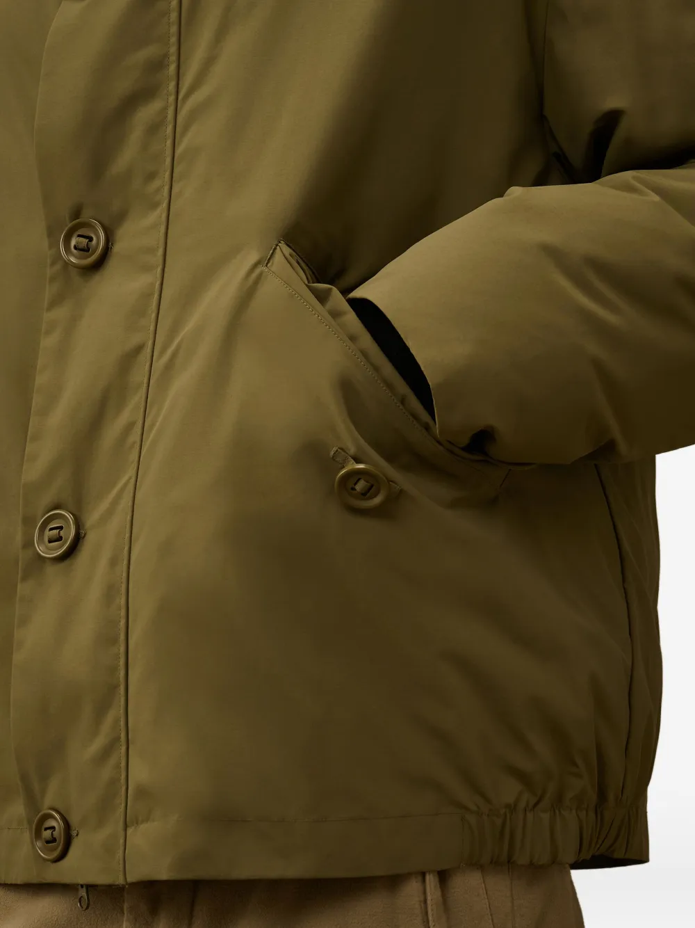 C.P. Company Micro-M (R) jack met goggle-detail Groen