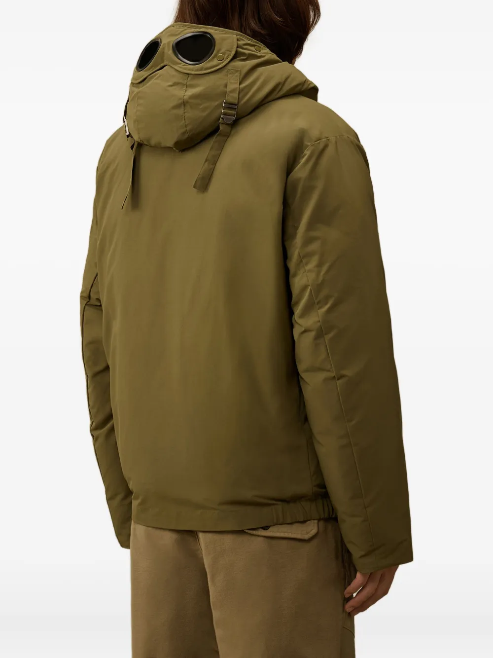 C.P. Company Micro-M (R) jack met goggle-detail Groen