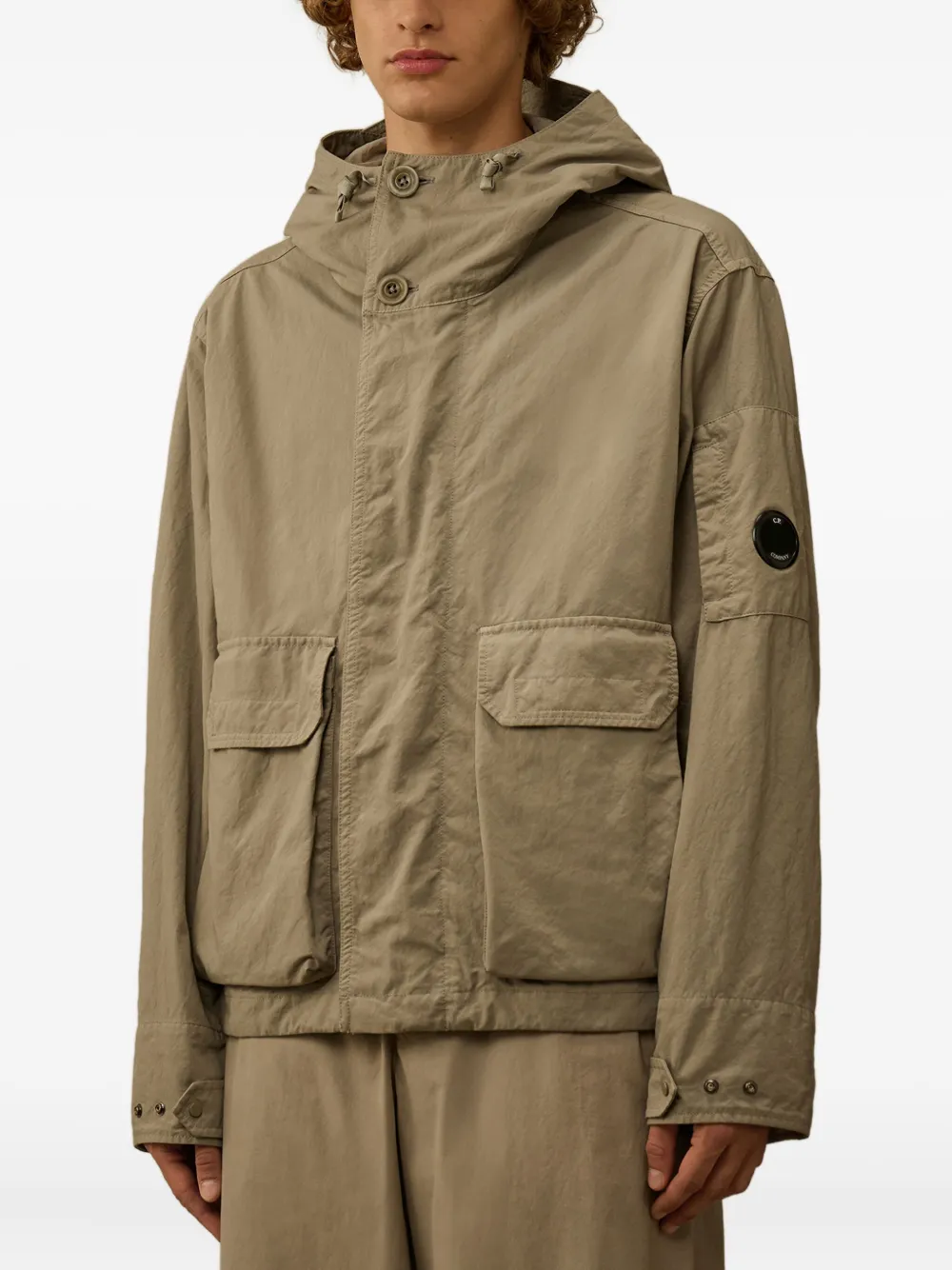 C.P. Company hooded pocket jacket Beige