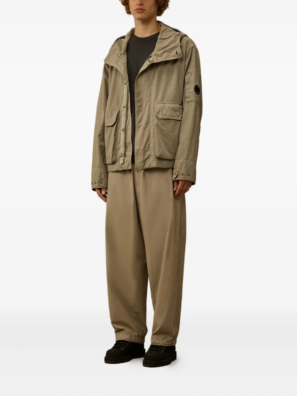 C.P. Company hooded pocket jacket Beige