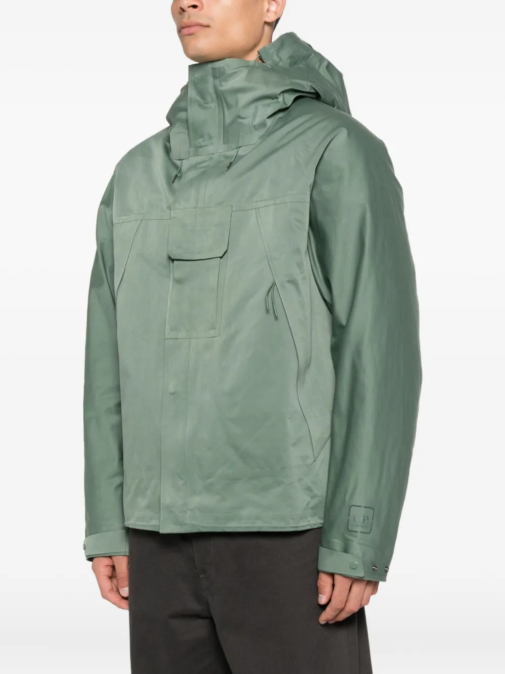 C.P. Company Jack met afneembare voering en capuchon Groen
