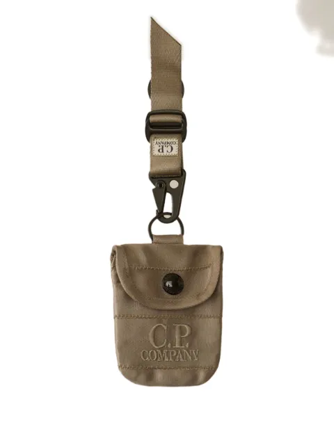C.P. Company logo-embroidered keyring