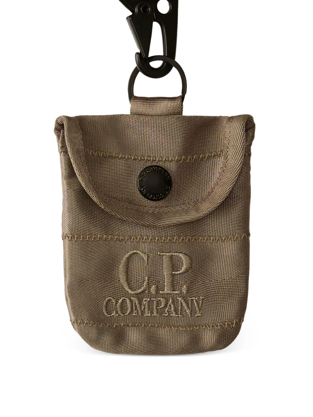 C.P. Company Sleutelhanger met geborduurd logo Beige
