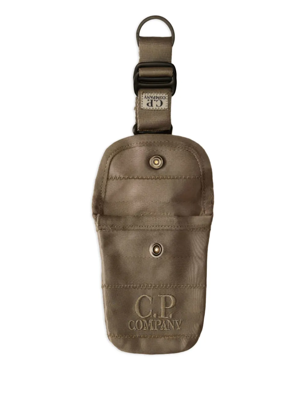 C.P. Company Sleutelhanger met geborduurd logo Beige