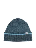 C.P. Company logo-detail beanie - Blue