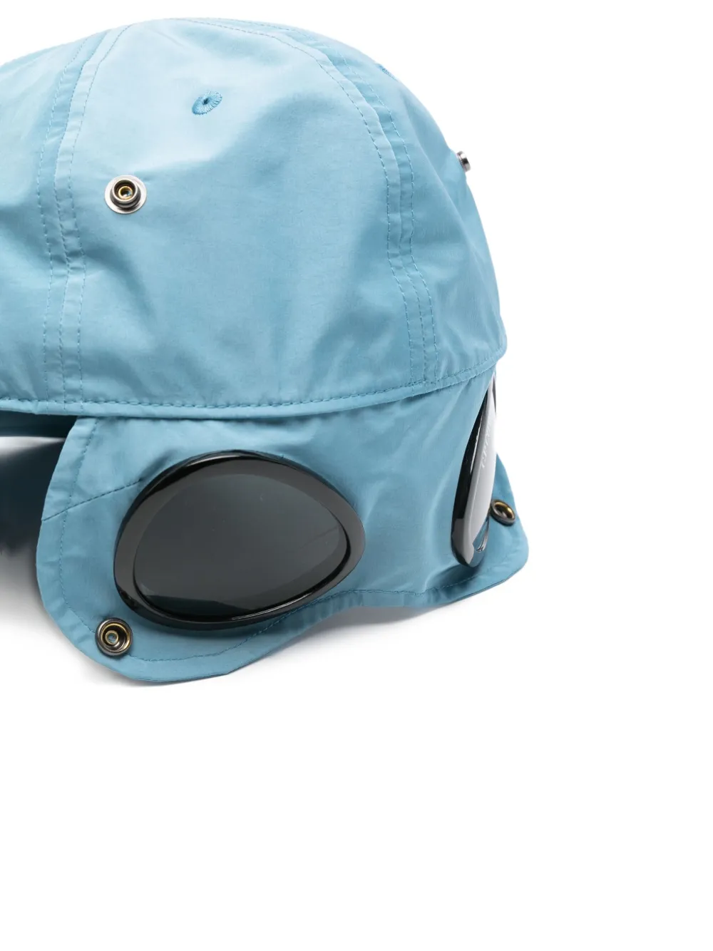 C.P. Company Chrome-R pet met goggle-detail - Blauw