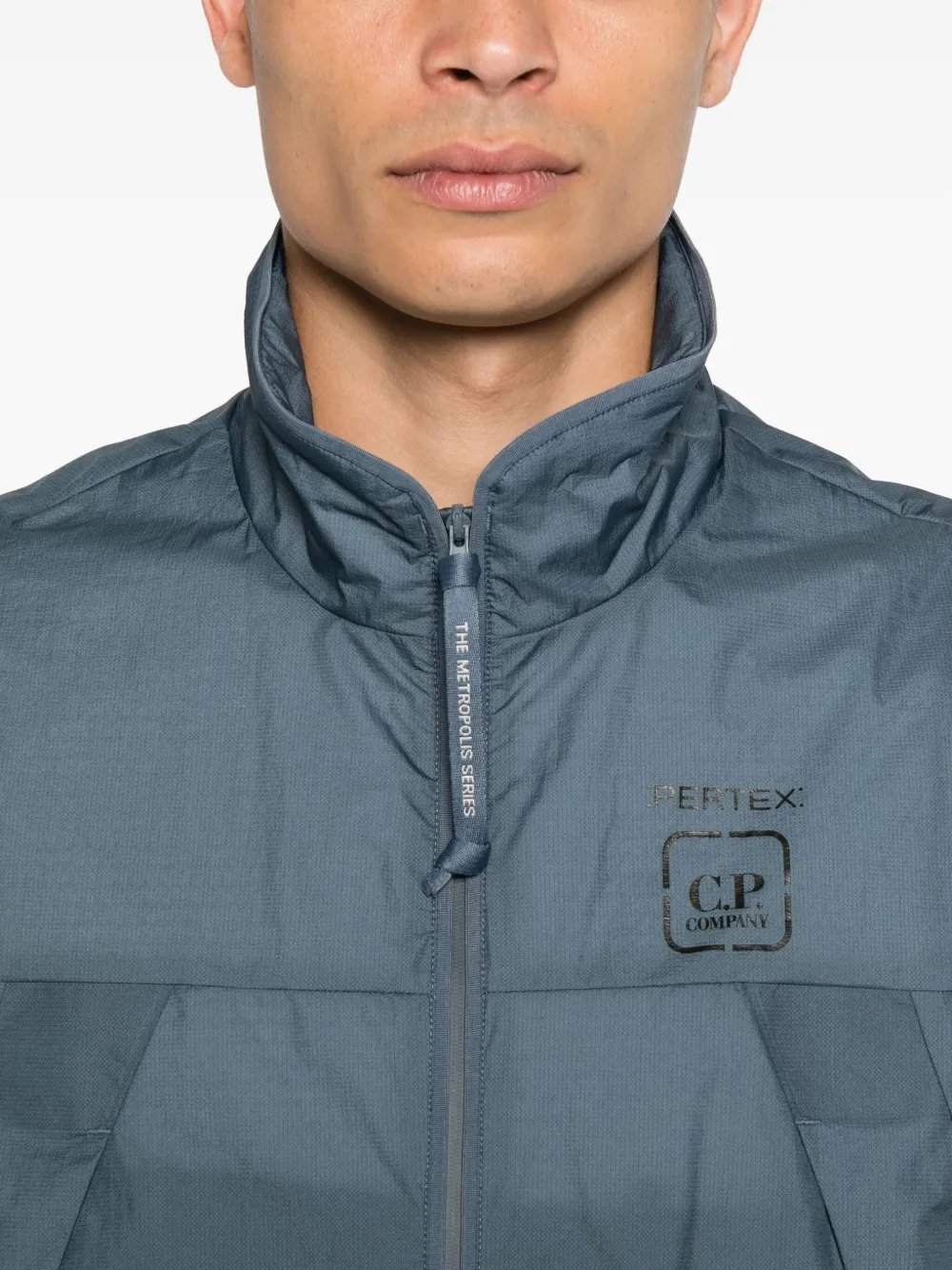 C.P. Company zip-fastening gilet Blauw