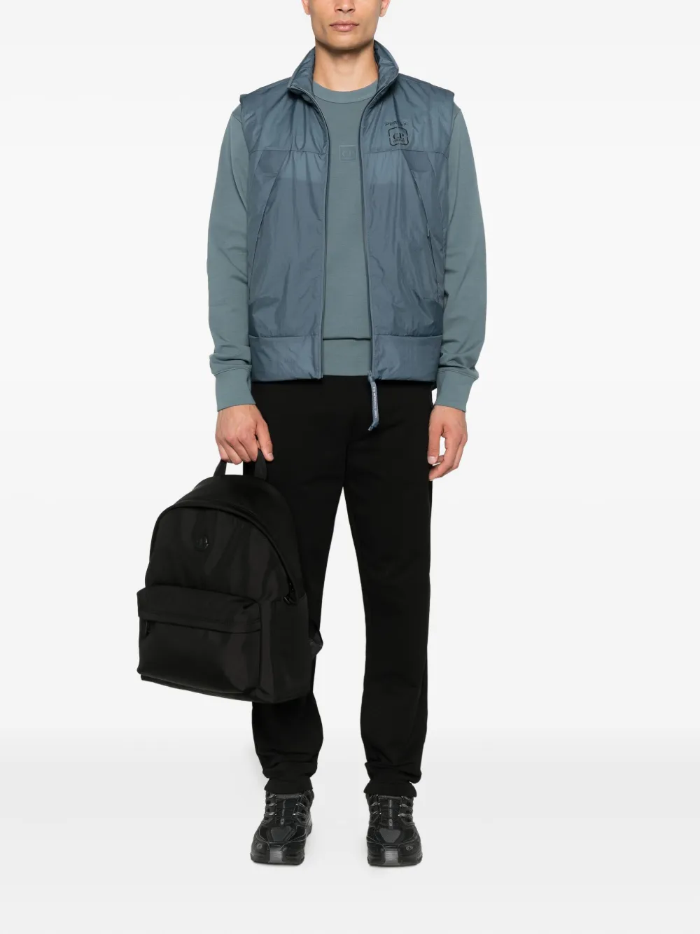C.P. Company zip-fastening gilet Blauw