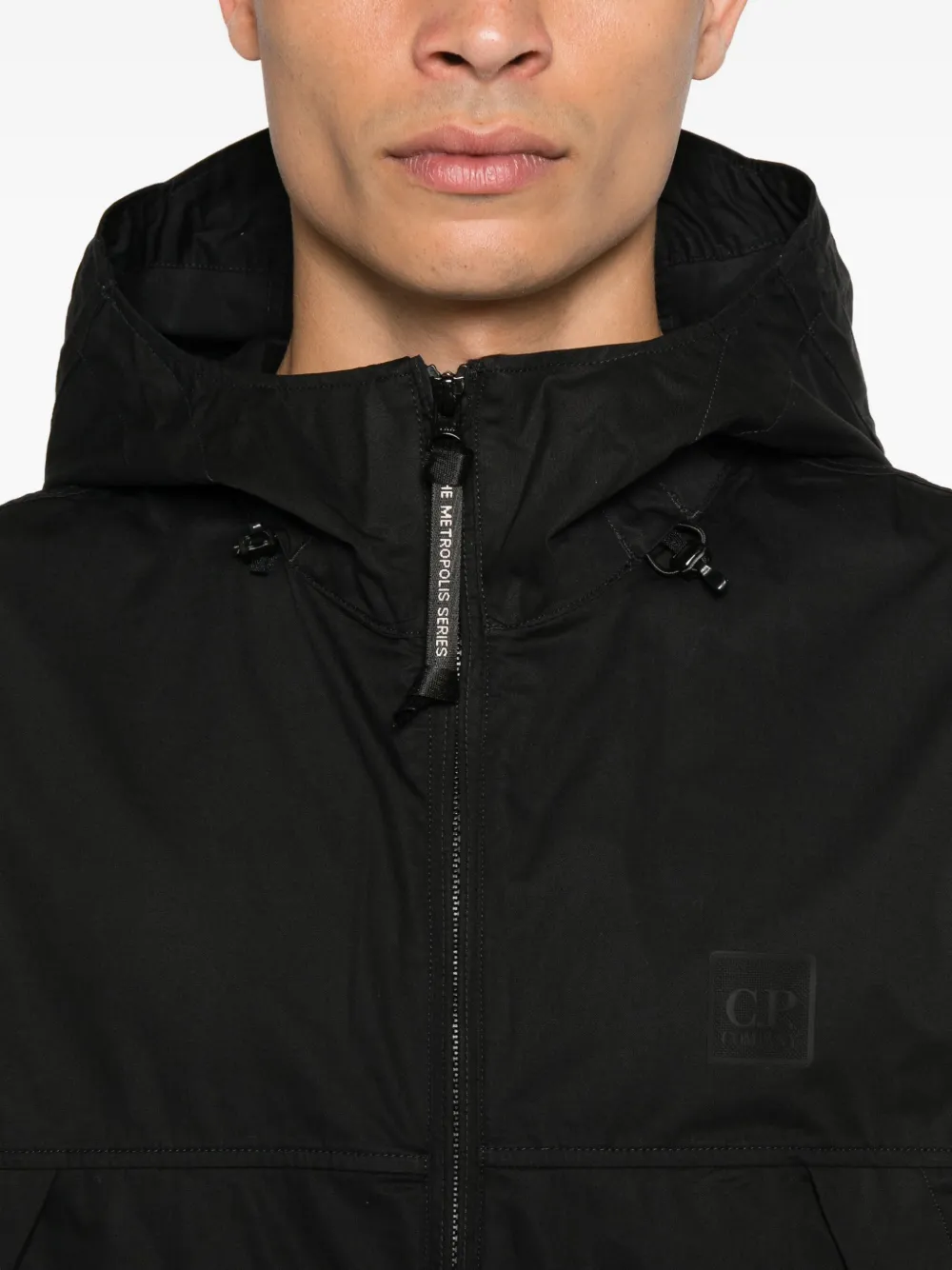 C.P. Company Jack met capuchon Zwart