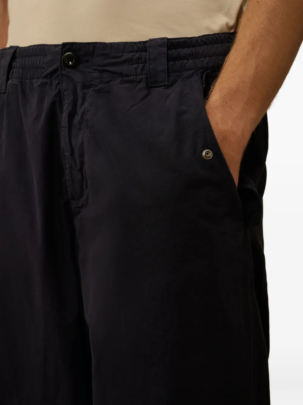 C.P. Company Broek met elastische taille Blauw