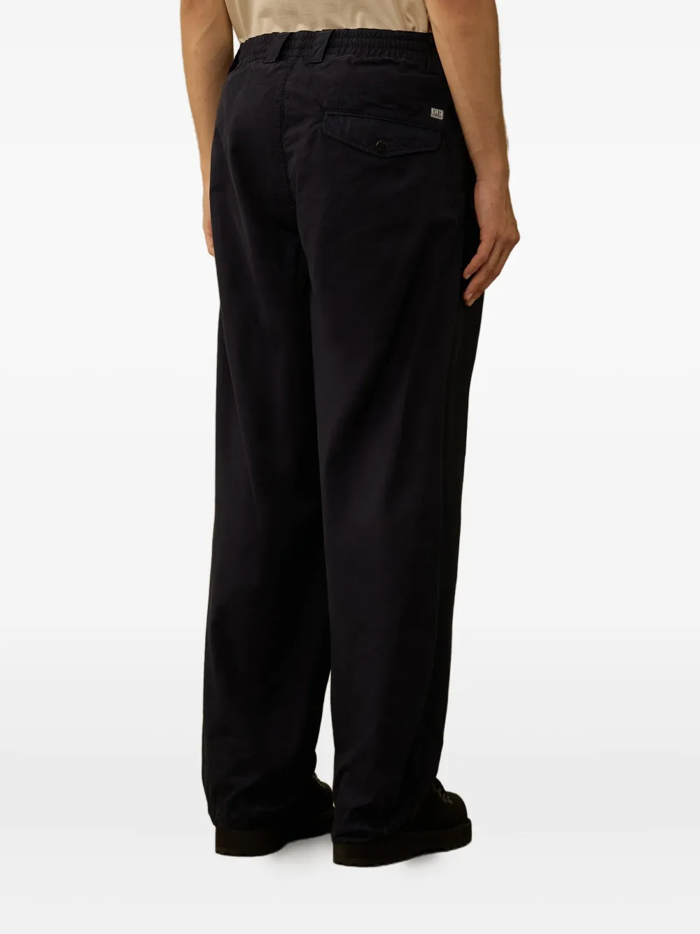 C.P. Company Broek met elastische taille Blauw