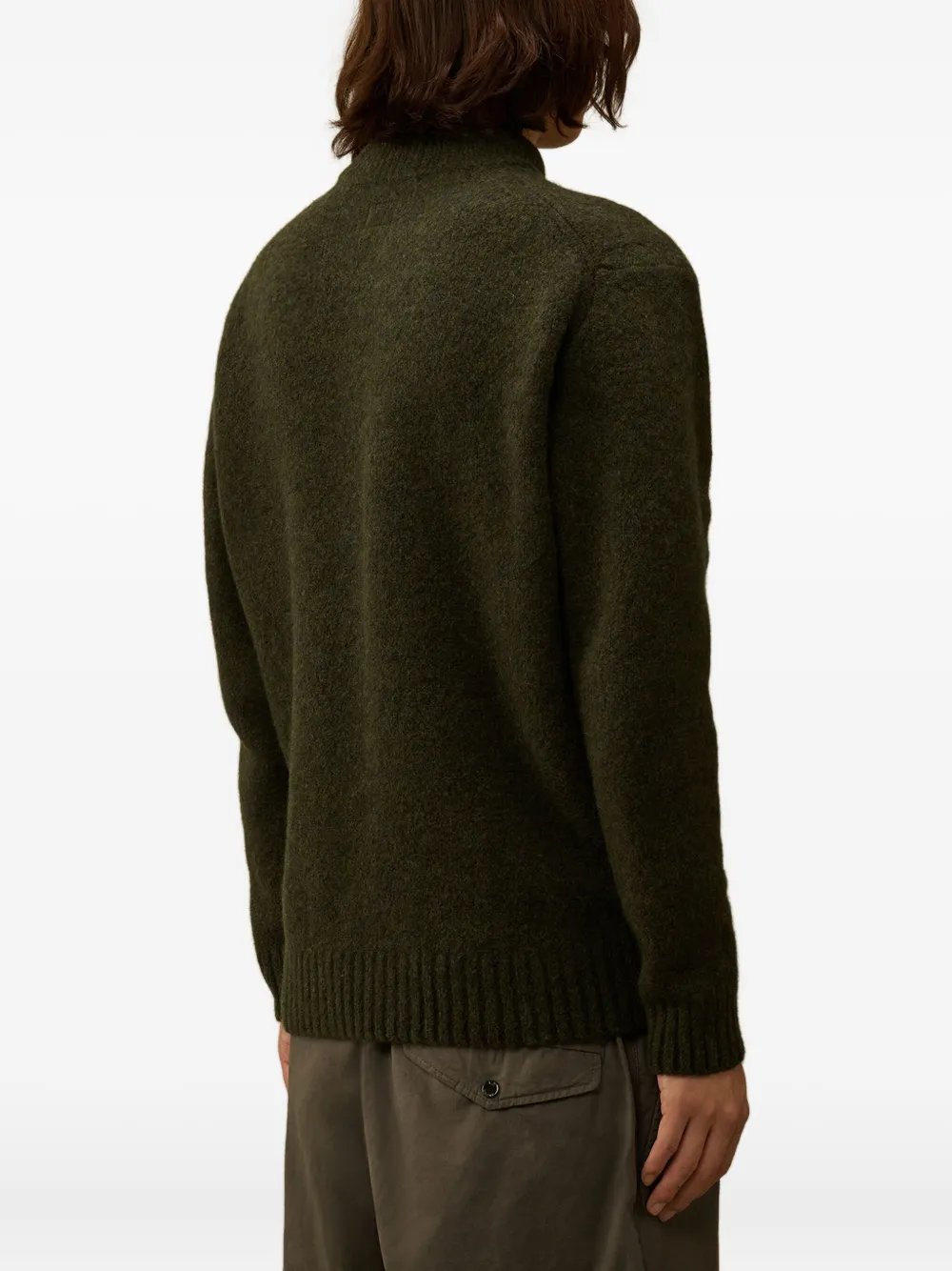 C.P. Company Trui met Lens-detail Groen