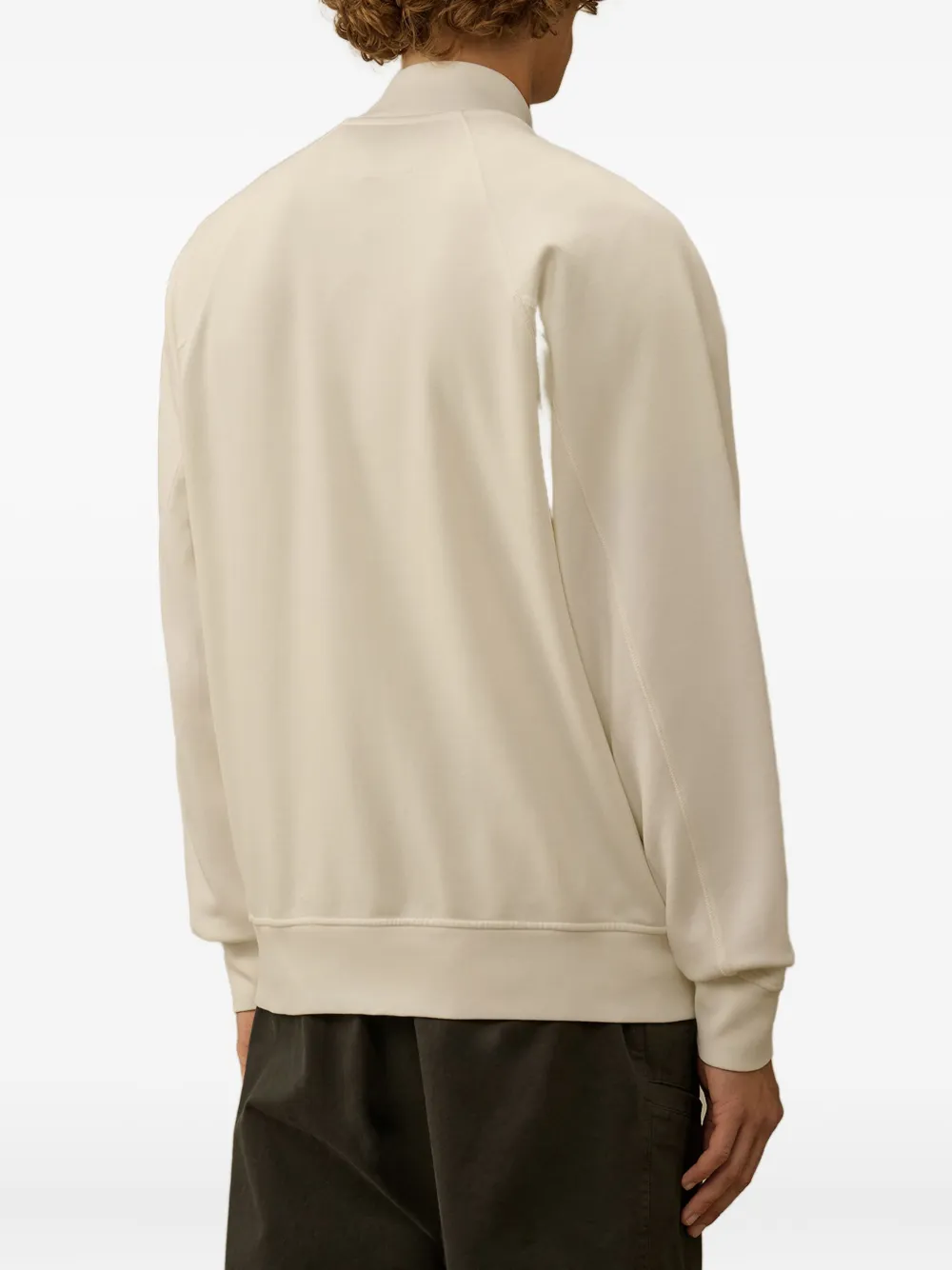 C.P. Company pocket-detail zip-up sweatshirt Beige
