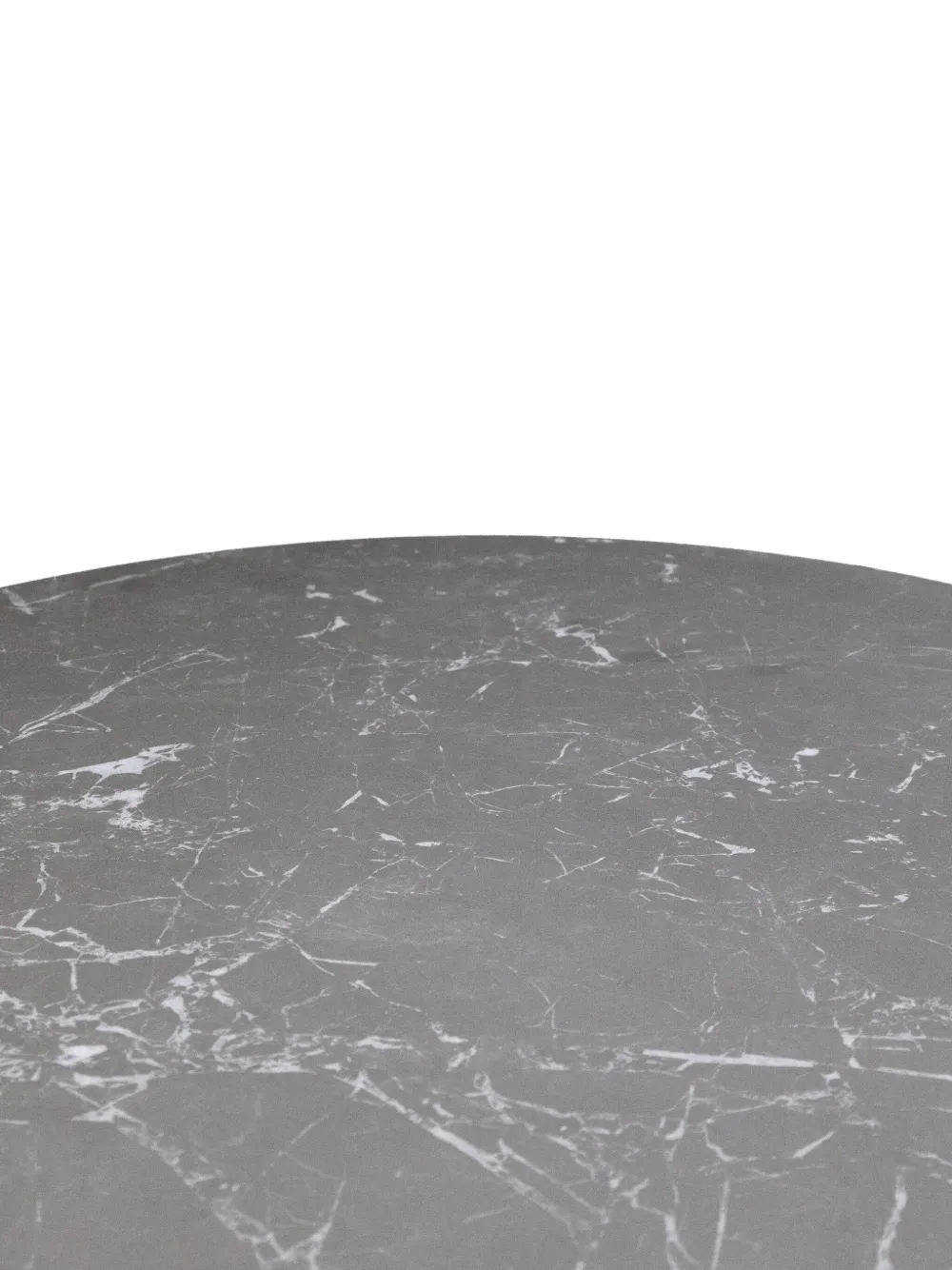  Knindustrie Marble-effect Coffee Table (50cm) - Noir 