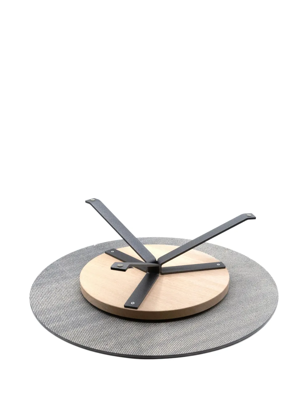 Knindustrie marble-effect coffee table (50cm) - Zwart