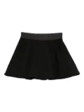 Moncler Enfant elasticated flared skirt - Black
