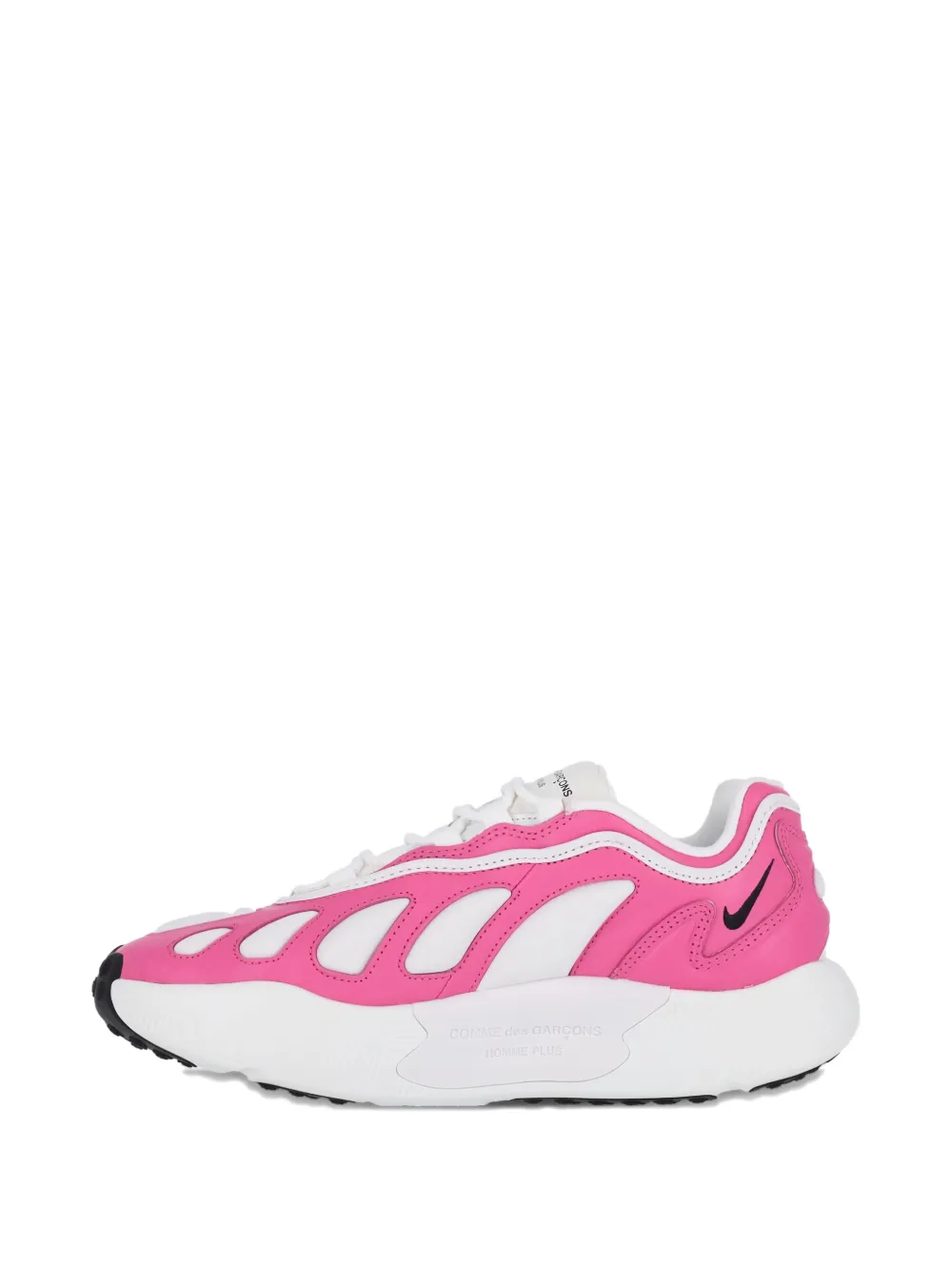 Comme des Garçons Homme Plus x Nike Sense 96 lace-up panelled sneakers Pink