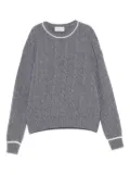 Moncler Enfant cable-knit wool sweater - Grey