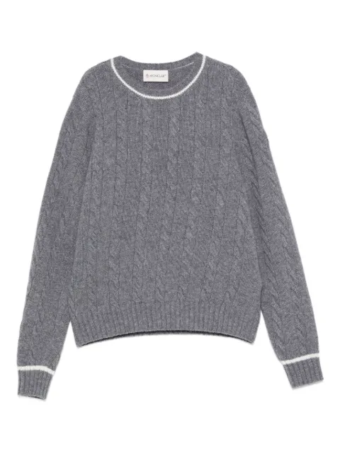 Moncler Enfant cable-knit wool sweater