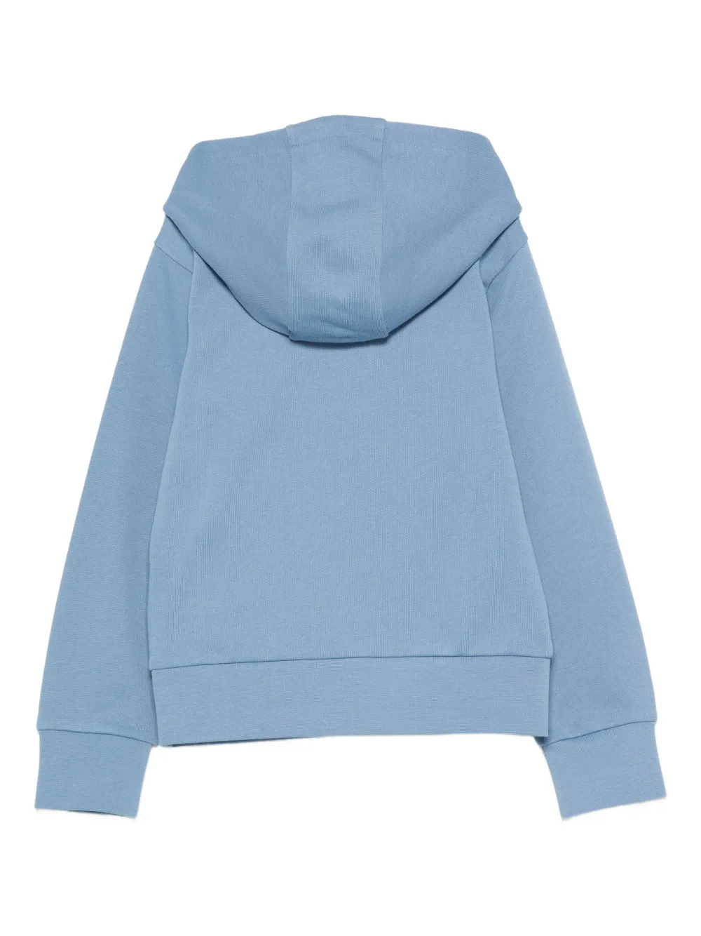Moncler Enfant Hoodie met logoprint Blauw