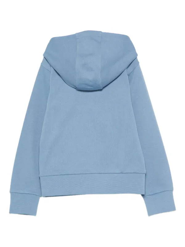 Moncler Enfant ロゴ パーカー | ブルー | FARFETCH JP