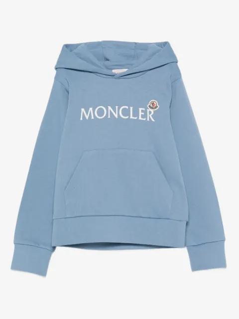 Moncler Enfant hoodie con logo estampado