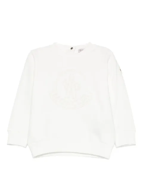 Moncler Enfant logo-embroidered sweatshirt