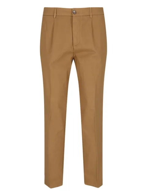 Cruna pleated-front trousers