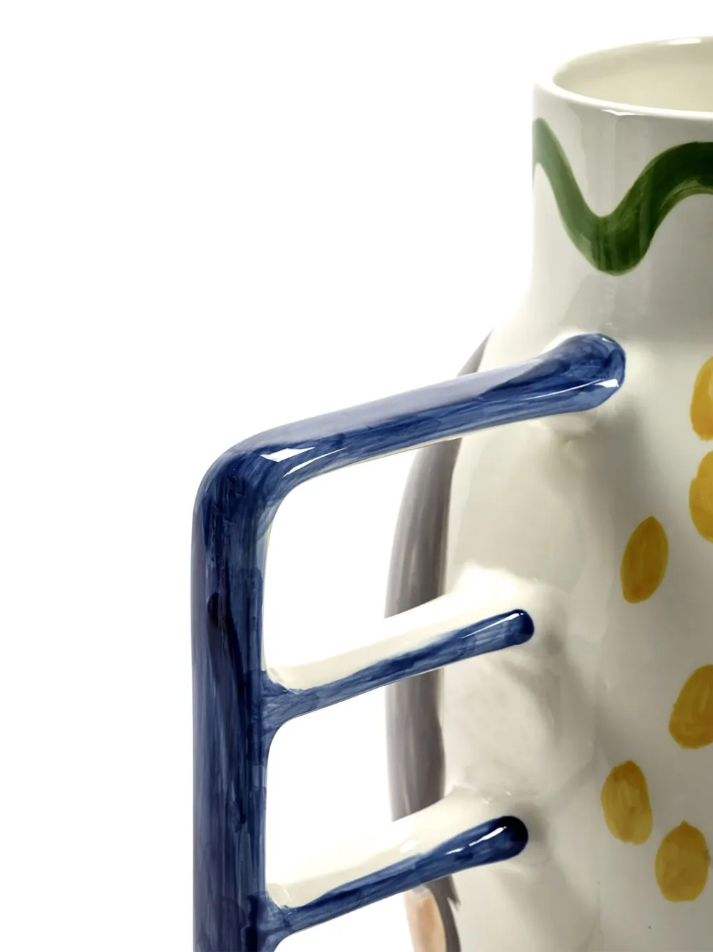 Serax Face-paint Multi-handle Vase In Neutral