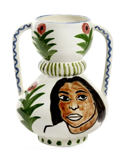 Serax floral-paint vase