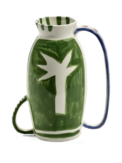 Serax snake-painted vase